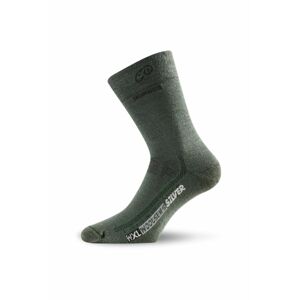 Lasting WXL 620 zelená merino ponožky Veľkosť: (42-45) L ponožky