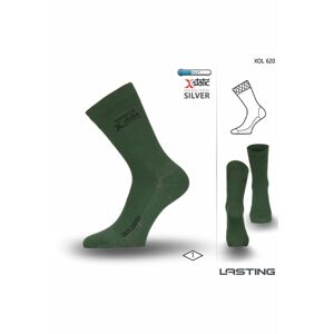 Lasting XOL 620 zelená turistická ponožka Veľkosť: (38-41) M ponožky